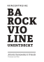Logo Konzertreihe Barock Violine Unentdeckt